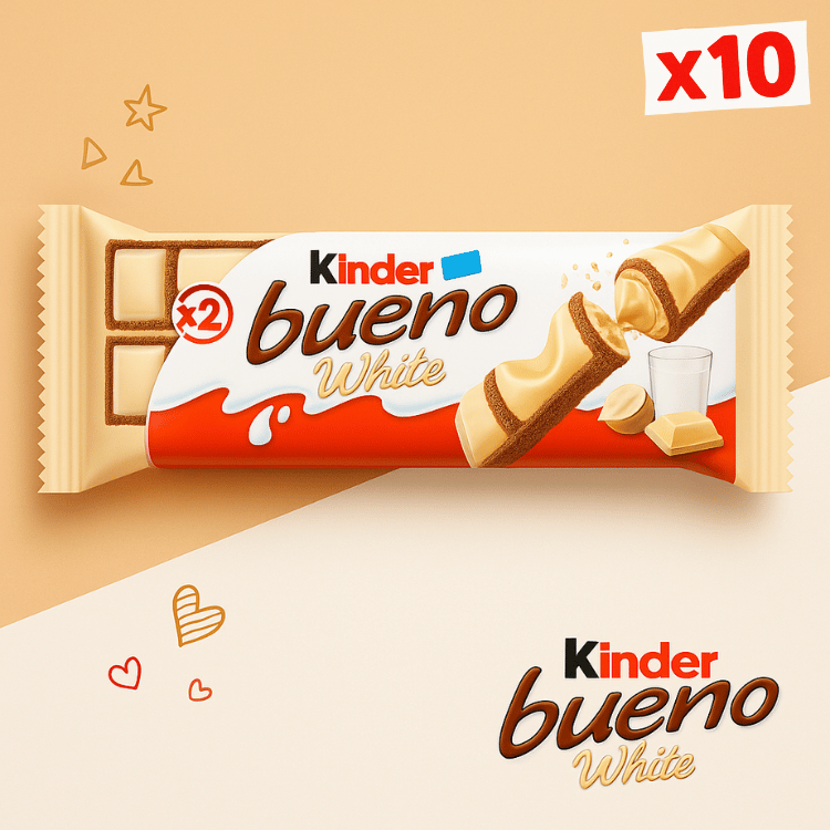 Kinder Bueno White x10
