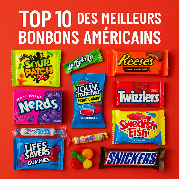 Top 10 des meilleurs bonbons américains à découvrir absolument