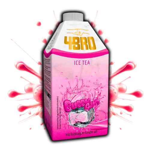 4Bro Ice Tea BubbleGum 50cl – Thé glacé au goût de bubble gum, boisson américaine rafraîchissante et sucrée, disponible sur OhMyCandy.fr. Idéal pour les amateurs de sodas américains et de confiseries importées en France. Commandez en ligne et profitez d’une livraison rapide !