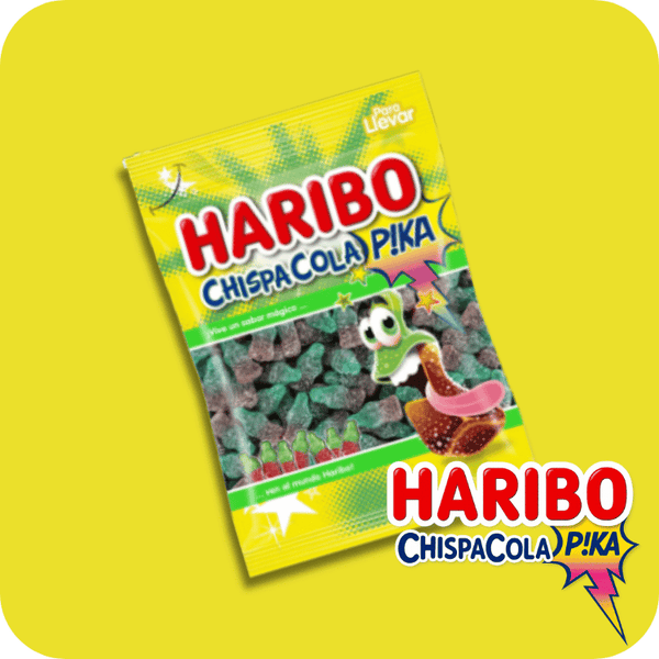Botella Chispa Cola Pica 100g Haribo