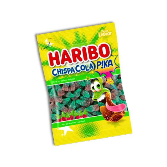 Botella Chispa Cola Pica 100g Haribo