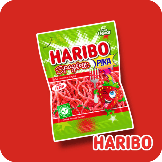 Spaghetti Fraise Pika 75g Haribo