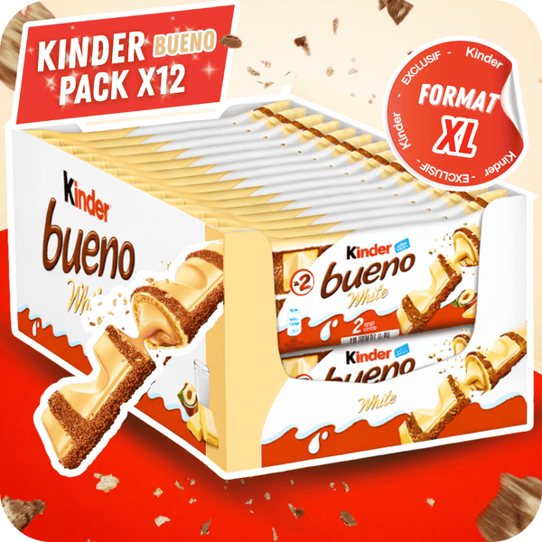 Kinder Bueno White - Pack x12