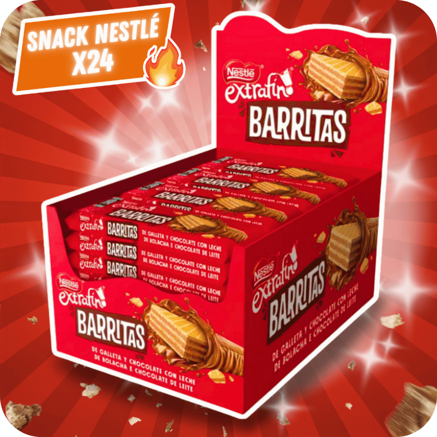 Nestlé Extrafino Barritas – Pack x24