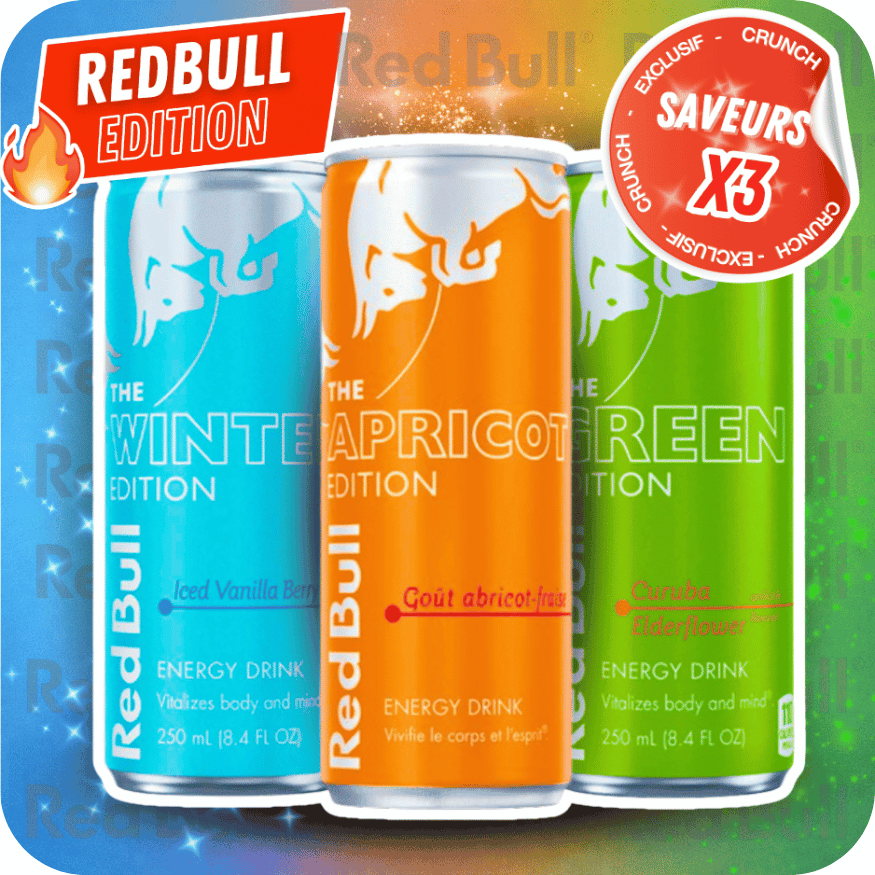 Red Bull – Pack x3 Éditions Saveurs