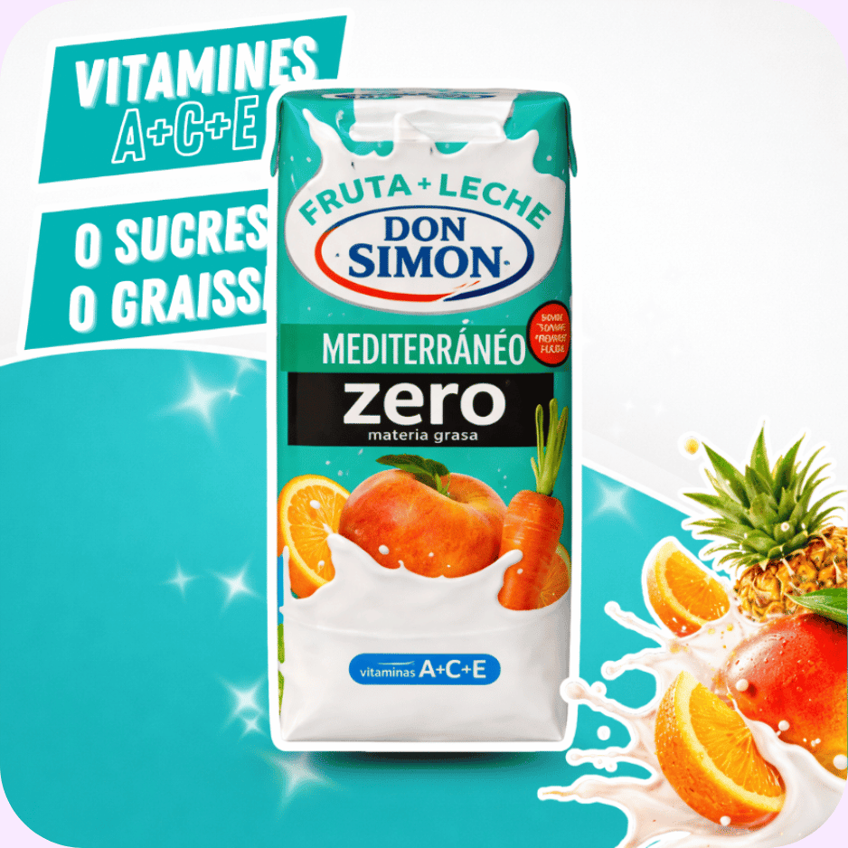 Don Simon Fruta + Leche Mediterráneo Zero – 330ml