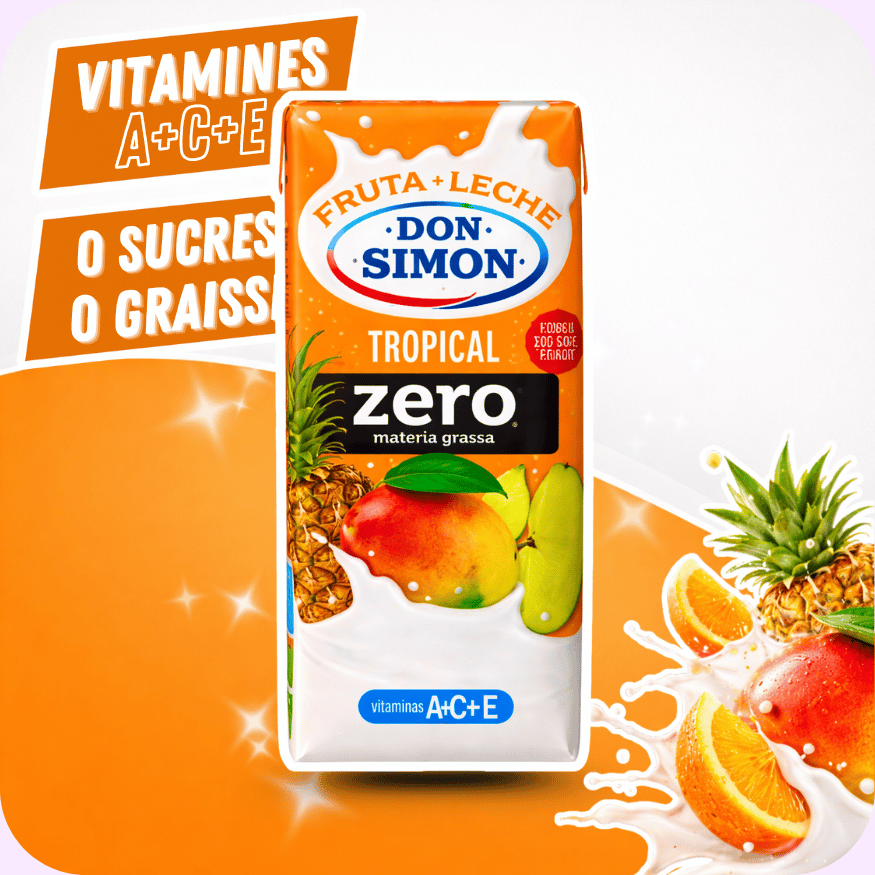 Don Simon Fruta + Leche Tropical Zero – 330ml