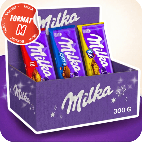 Pack Milka x3 Tablettes Exclusives – Chocolat au lait & recettes gourmandes