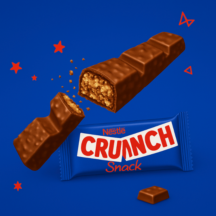 Barres chocolatées Nestlé Crunch x10