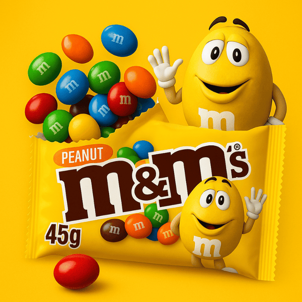 M&M’s Peanut x10 – Sachets chocolat cacahuète 45g