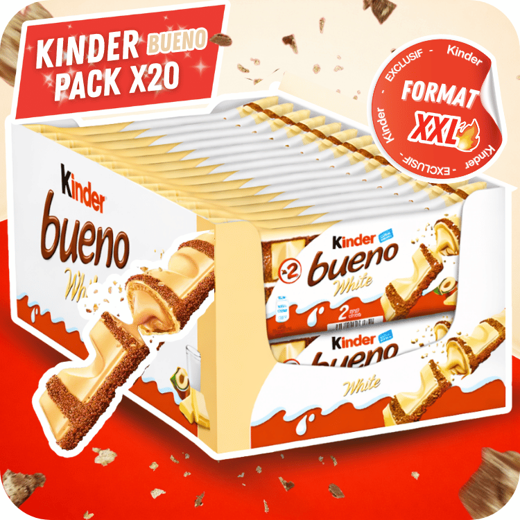 Kinder Bueno White – Pack x20