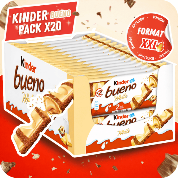 Kinder Bueno White – Pack x20