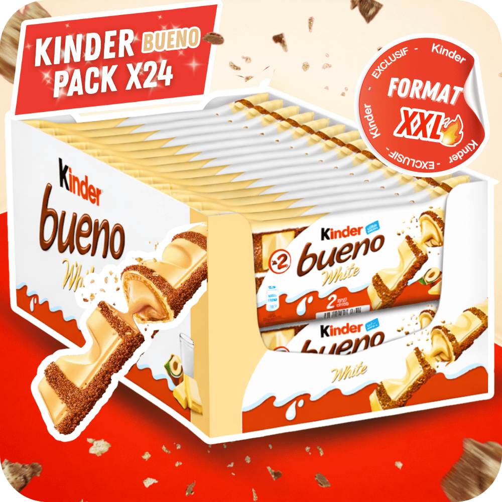 Kinder Bueno White – Pack x24