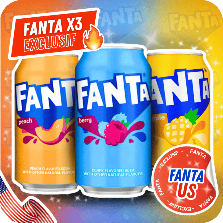 Fanta US – Pack x3