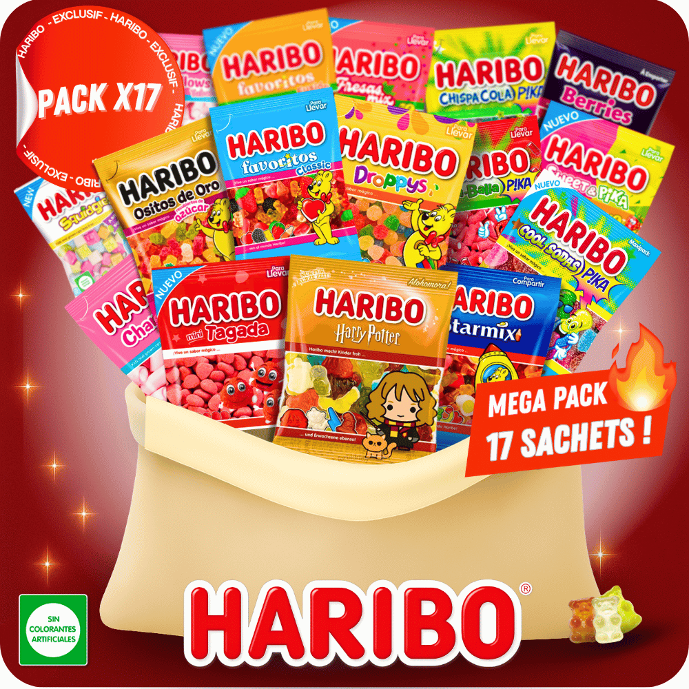 Pack Haribo x17 – Best Seller